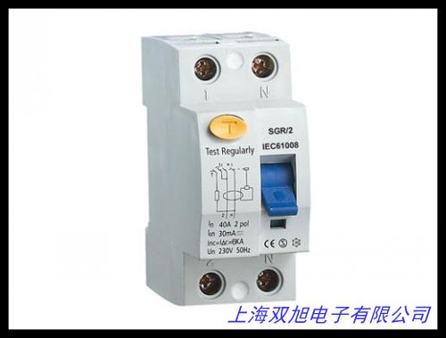 德力西断路器DZ47sLE漏电开关2P C型 20A空气开关带漏电保护器