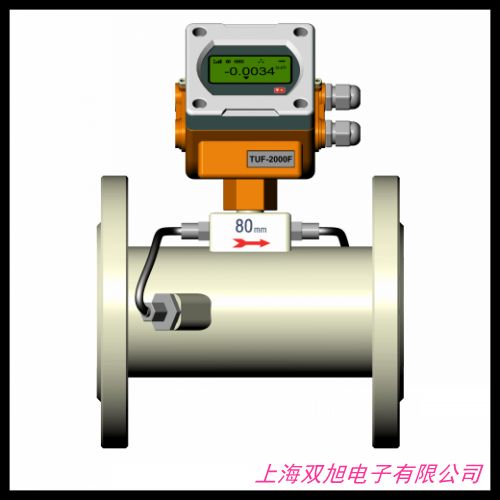 智能对夹式超声波便携式流量计,安装简单流量计